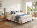 Tokoroa Boucle Bed Frame - Queen