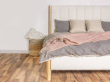 Tokoroa Boucle Bed Frame - Queen