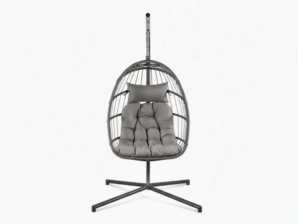 DS Pigato Single Swing Egg Chair - Grey