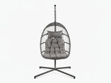Pigato Single Swing Egg Chair - Grey