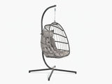Pigato Single Swing Egg Chair - Grey