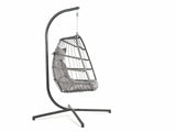 Pigato Single Swing Egg Chair - Grey