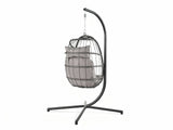 Pigato Single Swing Egg Chair - Grey