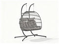 DS Pigato Double Swing Egg Chair - Grey