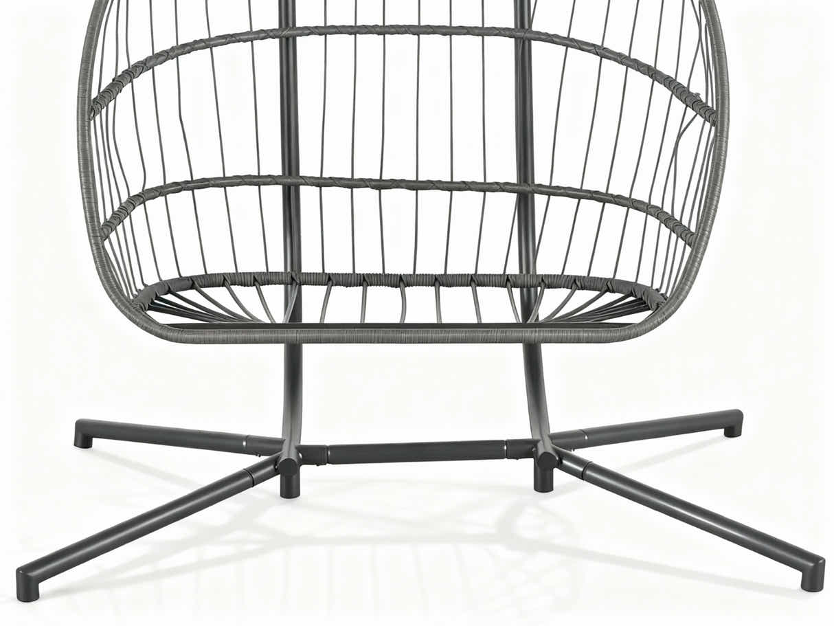 DS Pigato Double Swing Egg Chair - Grey