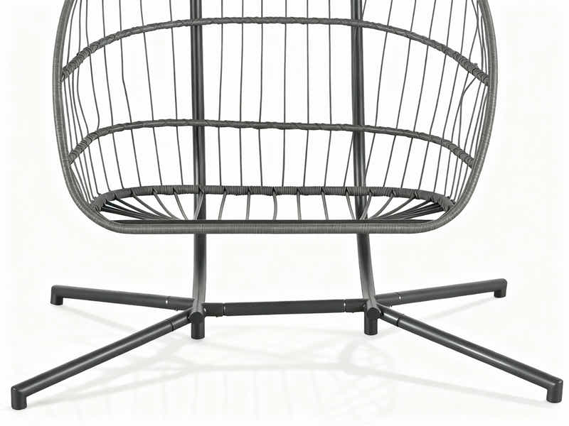 Pigato Double Swing Egg Chair - Grey