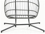 Pigato Double Swing Egg Chair - Grey