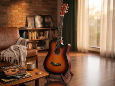 DS 38'' Acoustic Guitar - Orange