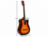 DS 38'' Acoustic Guitar - Orange