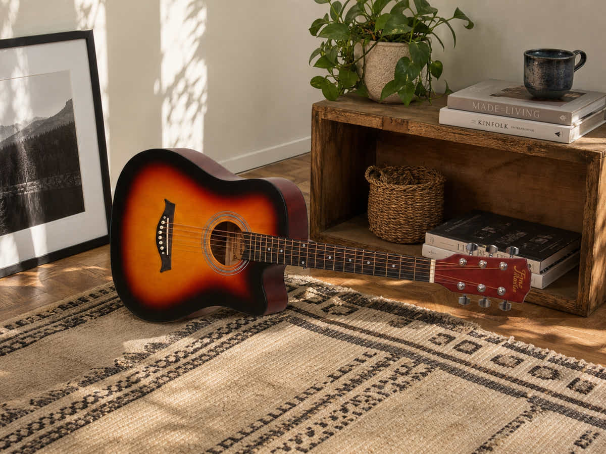 DS 38'' Acoustic Guitar - Orange