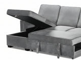 Enkel Pull Out Sofa Bed - Grey