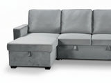 Enkel Pull Out Sofa Bed - Grey