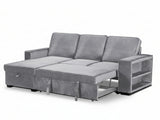 Enkel Pull Out Sofa Bed - Grey