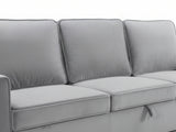 Enkel Pull Out Sofa Bed - Grey