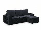 Enkel Pull Out Sofa Bed - Black