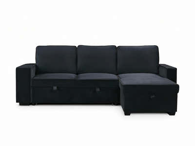Enkel Pull Out Sofa Bed - Black