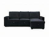Enkel Pull Out Sofa Bed - Black