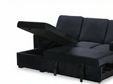 Enkel Pull Out Sofa Bed - Black