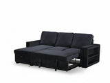 Enkel Pull Out Sofa Bed - Black