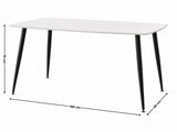 Lavina Dining Table with MDF Top - 160 cm