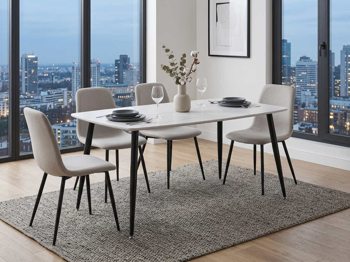 Lavina Dining Table with MDF Top - 160 cm