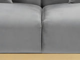 Limpley Velvet Sofa Bed - Grey