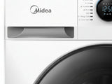 T Midea 9.0KG Steam Wash Front Load Washing Machine With Wi-Fi - White Color