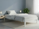 DS Sovo Bed Frame White - Single