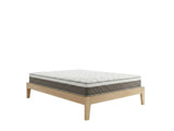 Sovo Bed Frame Oak & MEM 23 cm Mattress - Single
