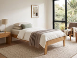Sovo Bed Frame Oak - Single