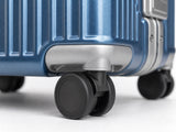2-Piece PC & Alu Luggage Set - Ice Blue