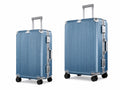 2-Piece PC & Alu Luggage Set - Ice Blue
