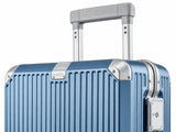 2-Piece PC & Alu Luggage Set - Ice Blue
