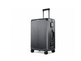 2-Piece PC & Alu Luggage Set - Dark Grey