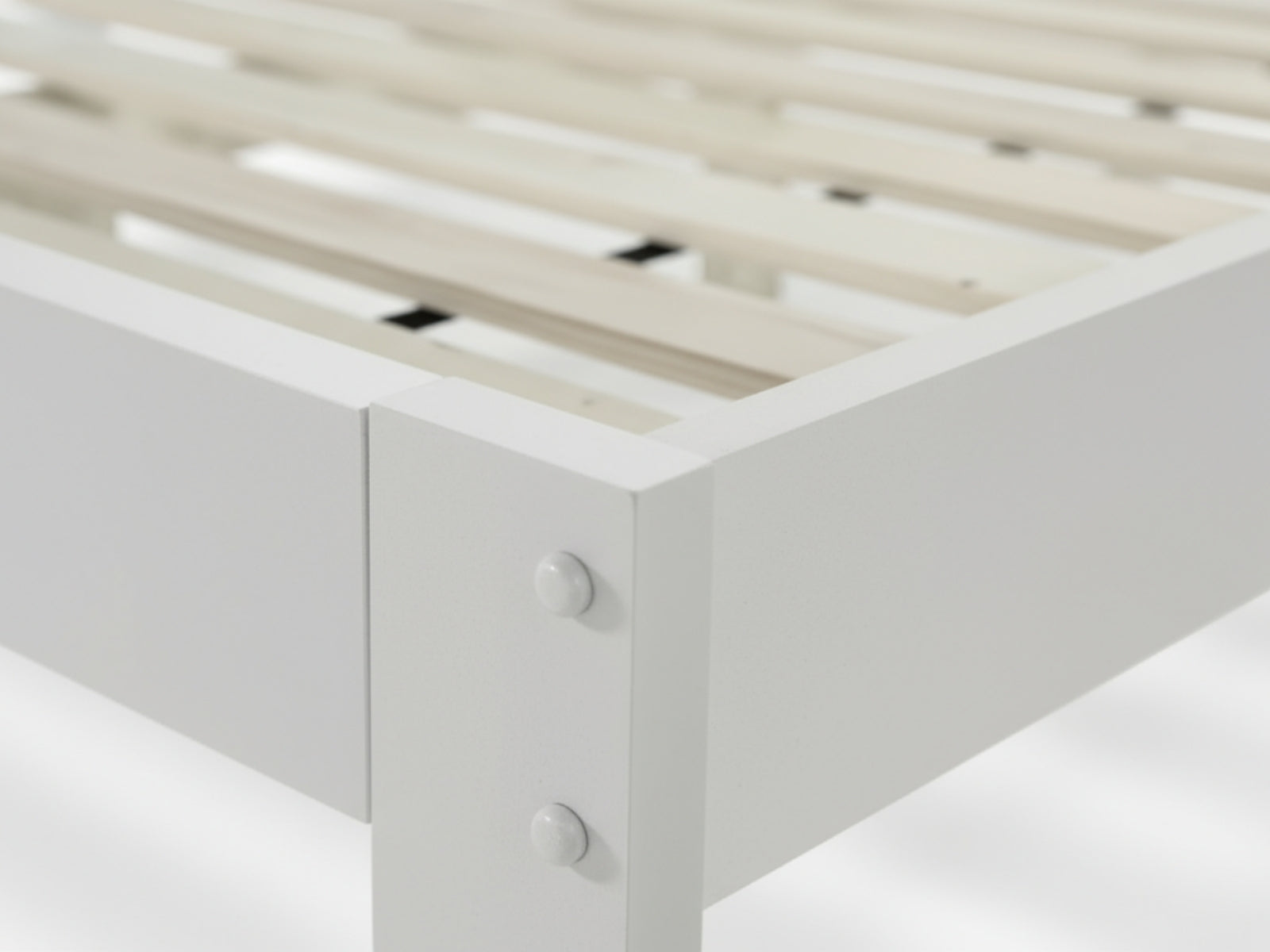 Sovo Bed Frame White & Xclusive X20 Mattress - King