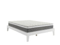 Sovo Bed Frame White & MEM 23 cm Mattress - King