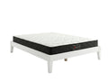 Sovo Bed Frame White & Xclusive X20 Mattress - King
