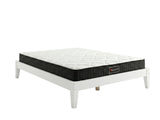 Sovo Bed Frame White & Xclusive X20 Mattress - King