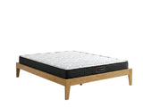 Sovo Bed Frame Oak & Xclusive X20 Mattress - King