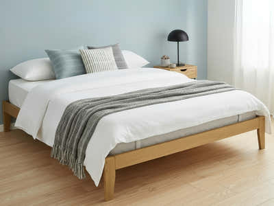 Sovo Bed Frame Oak– King