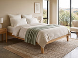 Sovo Bed Frame Oak– King