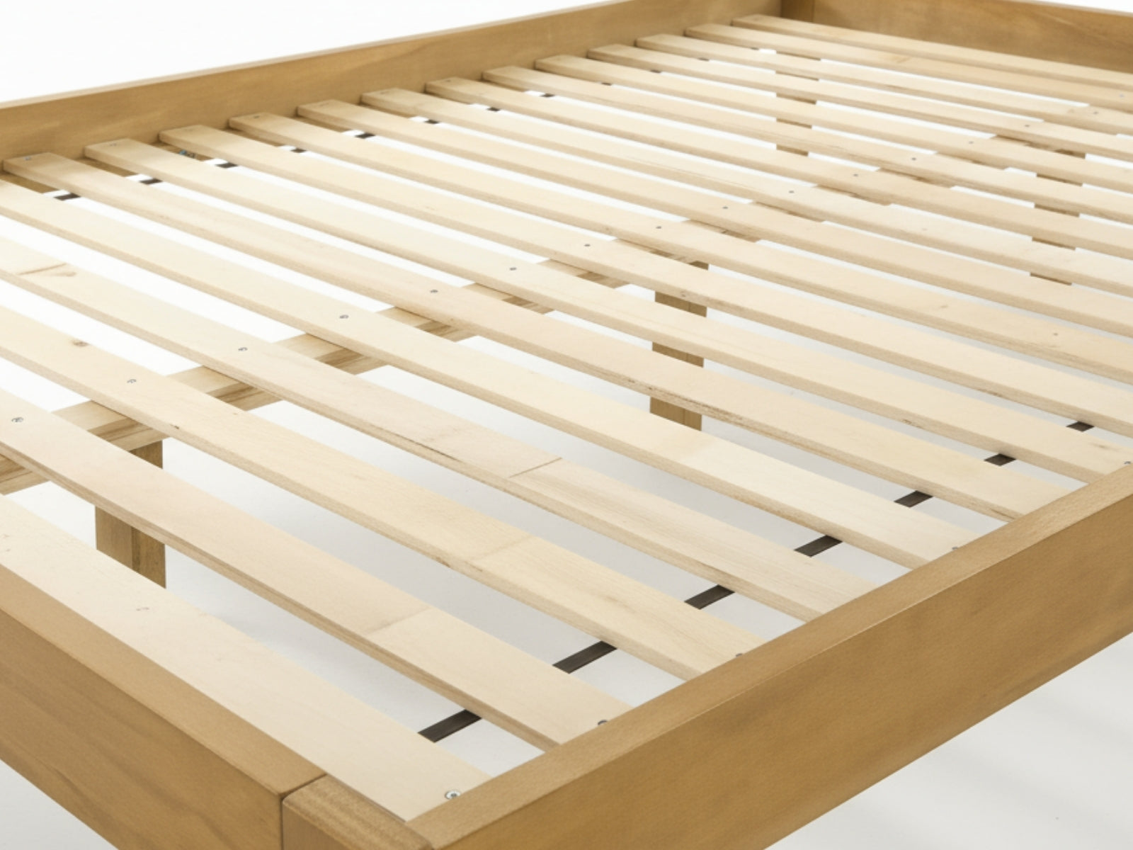 Sovo Bed Frame Oak & Xclusive X20 Mattress - King
