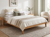 Sovo Bed Frame Oak - Super King