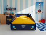 Supreme F1 Race Car Bed Frame Blue - Single