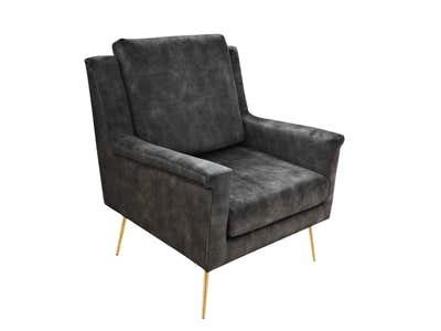 Leisure Chair Vevlet - Grey