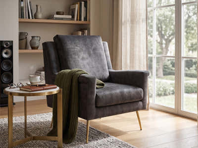 Leisure Chair Vevlet - Grey
