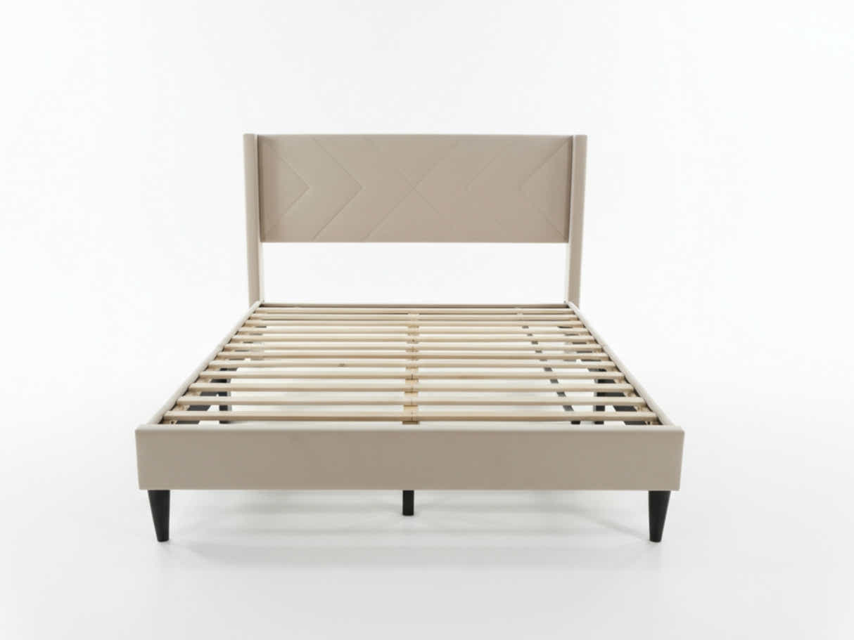 DS Breezy Bed Frame Beige - Double