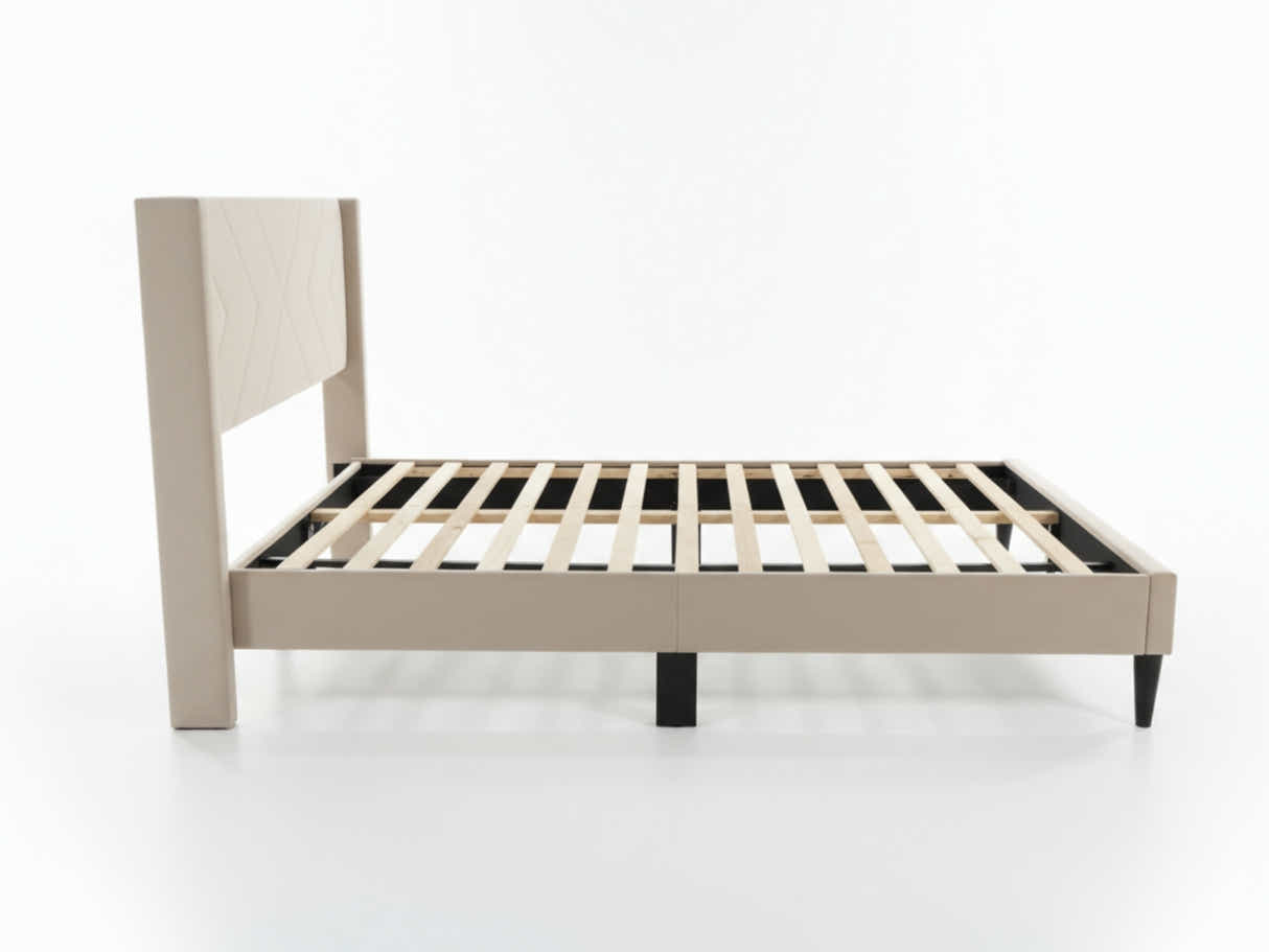 DS Breezy Bed Frame Beige - Double