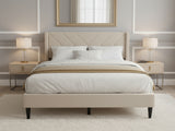 DS Breezy Bed Frame Beige - Queen