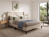 Breezy Bed Frame Beige - Queen